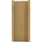 Ekena Millwork 8-in W x 18-in D x 18-in H Balboa Slat Rough Cedar Woodgrain TimberThane Outlooker, Primed Tan OUTUR080X18X18BOA24RCPR - alternate 2